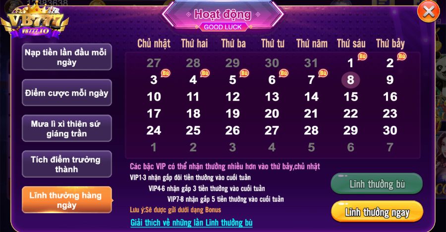Các chương trình khuyến mãi mới nhất trên trang web Neo79 Games - Neo79