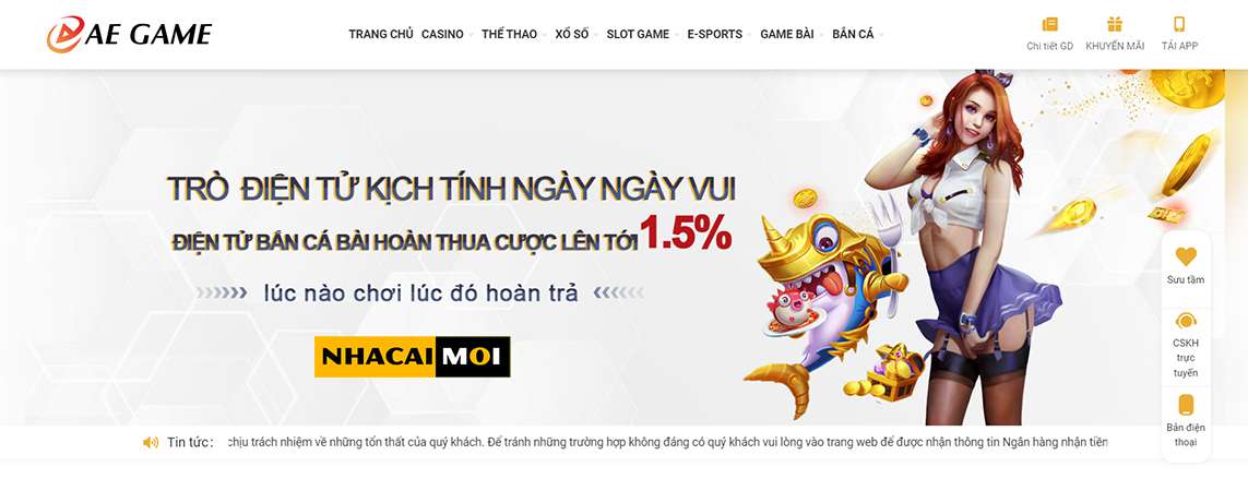 Mỗi trò chơi đều cung cấp các chương trình giảm giá khuyến mãi cấp độ Ae88 - Ae88